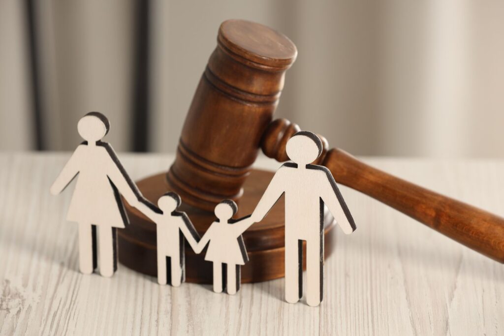 family law and custody concept