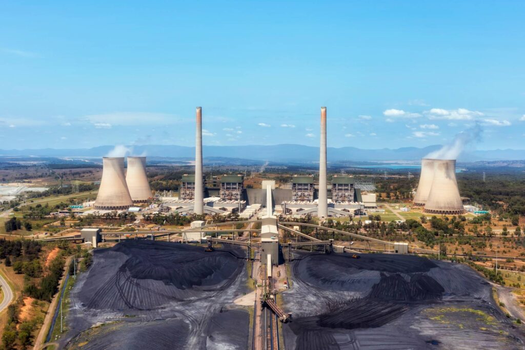 Bayswater power generation plant in Hunter valley of Australia